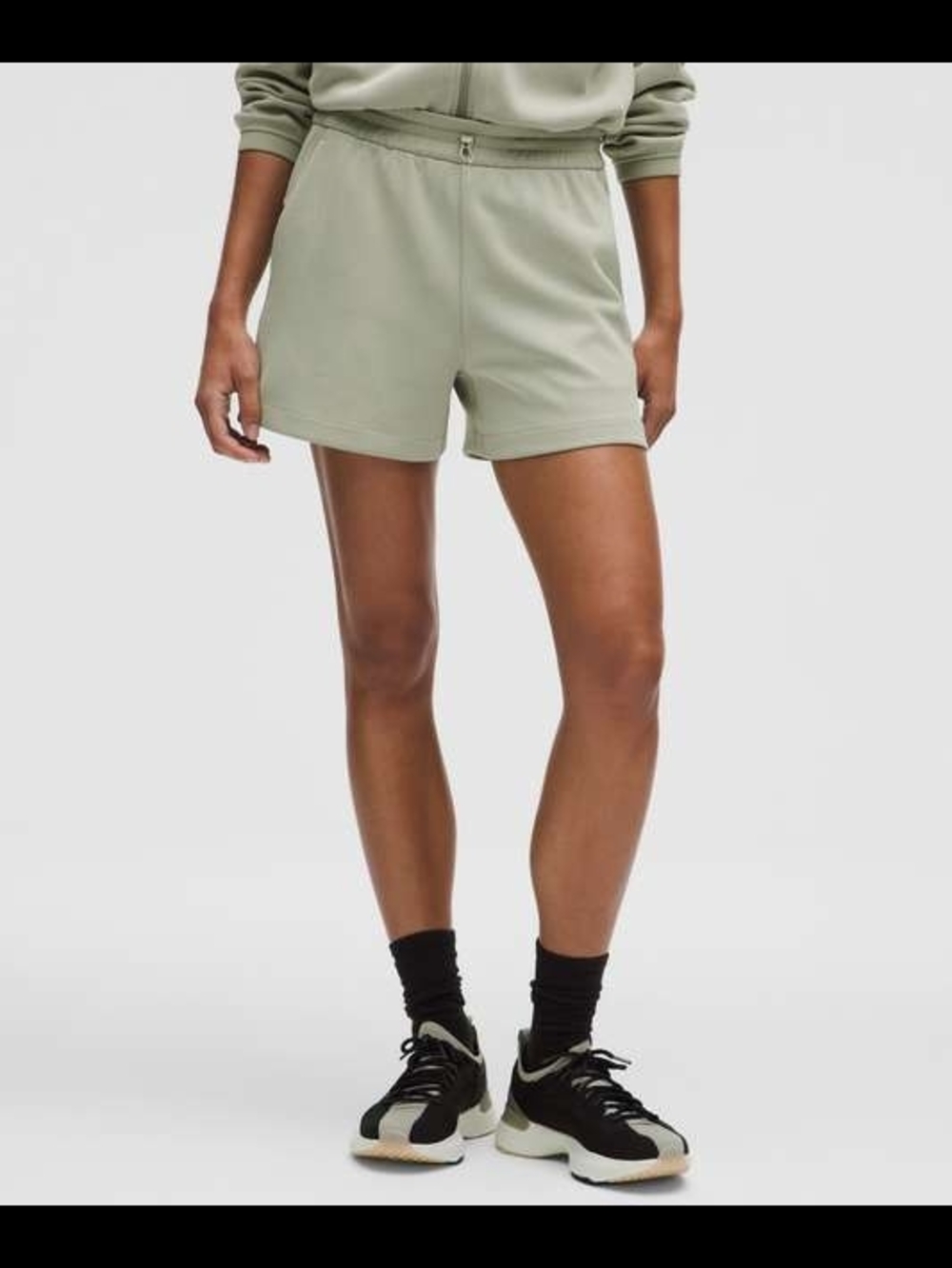 Women's Sage Green Casual Lounge Shorts